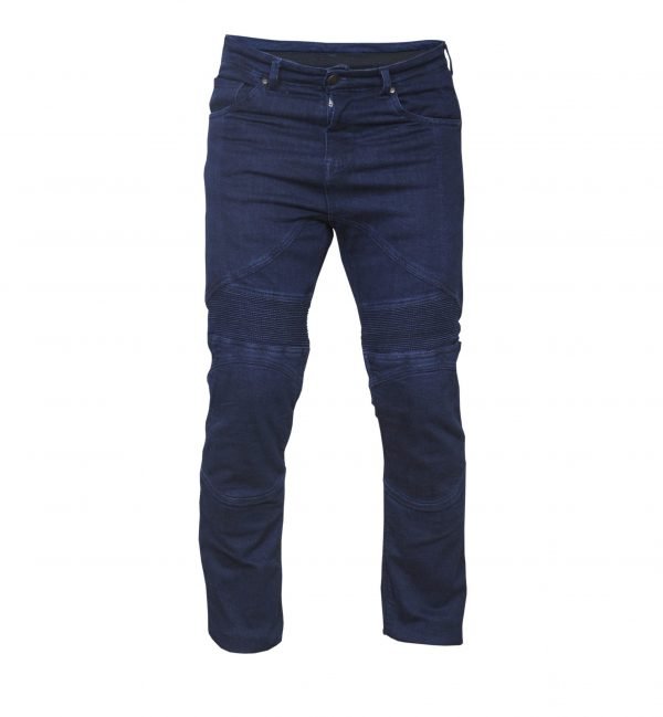 DENIM BIKER motoros farmer sötétkék Kevlar motoros jeans